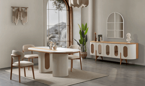 Calista Bohem Yemek Odası Takımı