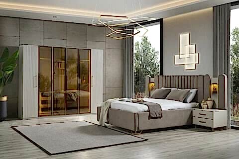 Gold Black Line Yatak Odası Takımı